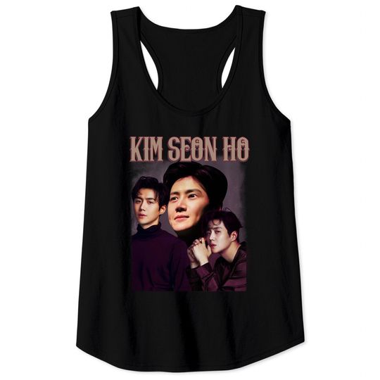 Discover Vintage Kim Seon Ho Shirt Merchandise Bootleg Movie Television Series South Korean Tank Tops ClassicRetro Graphic Unisex Sweatshirt Hoodie NZ89