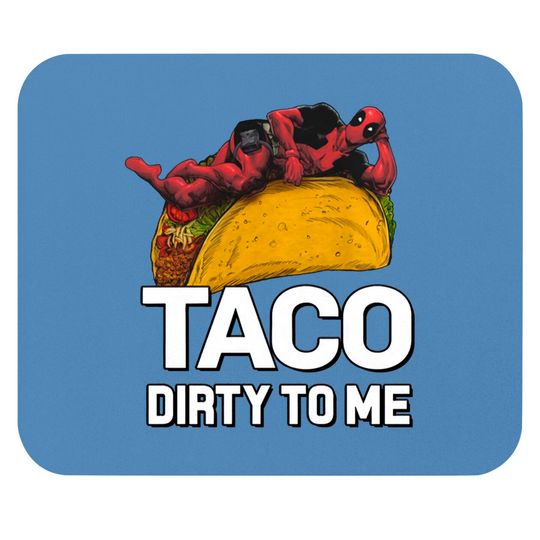 Discover Marvel Deadpool Taco Dirty to Me Racerback Mouse Pads