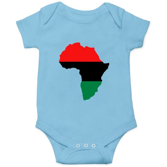 Discover Red, Black & Green Africa Flag Onesies