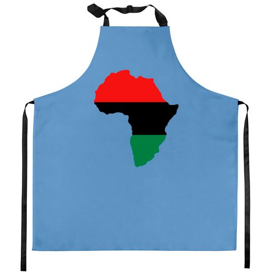 Discover Red, Black & Green Africa Flag Kitchen Aprons