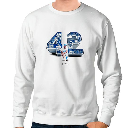 Discover Jackie42 Sweatshirts, Jackie Robinson 42 Shirt, Legend Jackie Robinson, Jackie Robinson 75th Anniversary shirt
