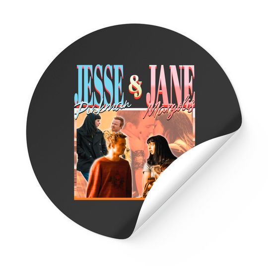 Discover RETRO Jesse Pinkman jane Margolis, Couple Stickers,Vintage Jesse Pinkman Stickers Retro | Breaking Bad Stickers