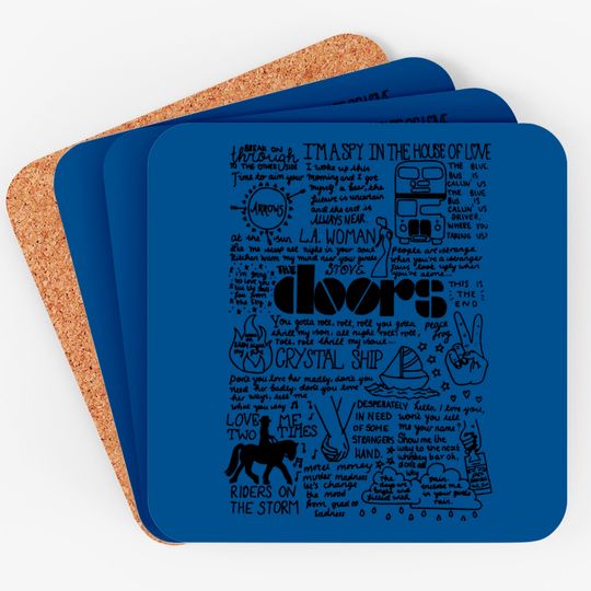 Discover The Doors Coaster, The Doors Coasters, The Doors, The Doors Unisex, The Doors Clothing