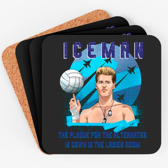 Discover Iceman - Top Gun Volleyball - Coasters
