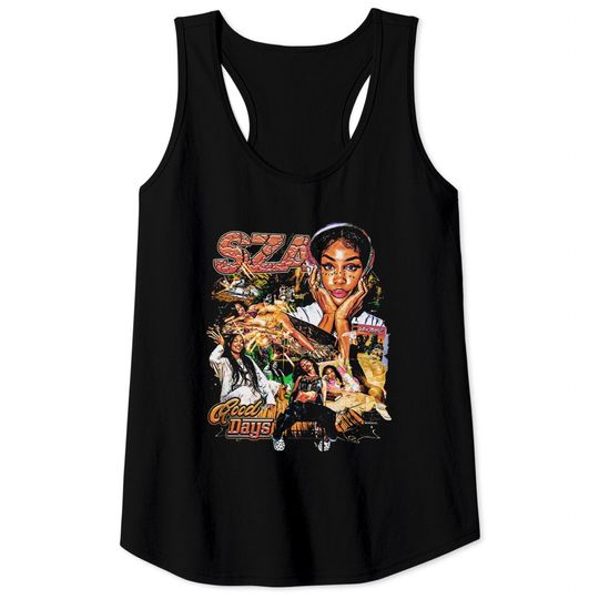 Discover SZA Shirt, SZA Printed Graphic Tee, Sza Good Days Tank Tops, RAP Hip-hop Tank Tops, Vintage shirt