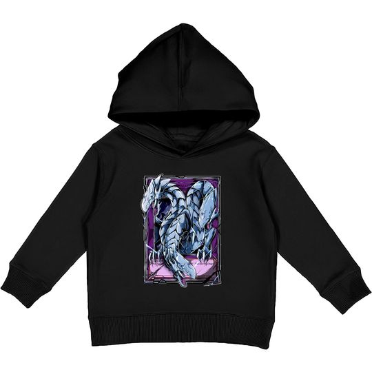 Discover blue eyes white ultimate dragon - Blue Eyes White Dragon - Kids Pullover Hoodies