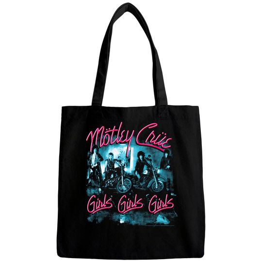 Discover Motley Crue Girls Girls Girls Bags Album Cover Rock Band Concert Merch, Motley Crue Shirt