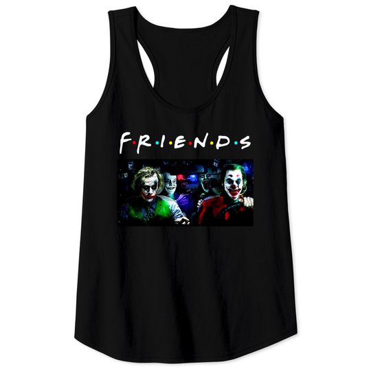 Discover Joker Friends Tank Tops Funny Joker Shirt Fan Gifts, Friend Shirt, Joker Heath Ledger Joaquin Phoenix Jared Leto Shirt