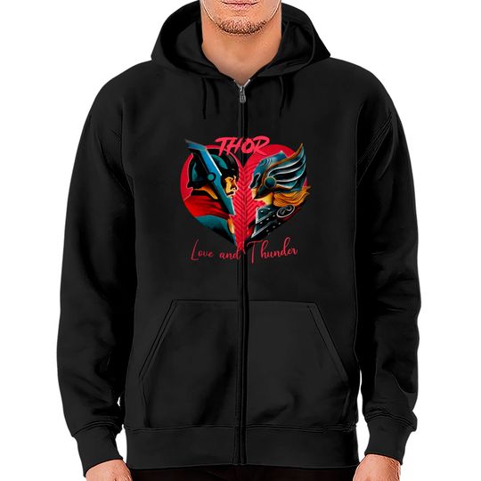 Discover Thor Love And Thunder Zip Hoodies