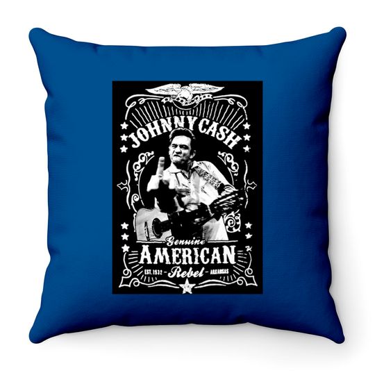Discover Classic johnny cash Throw Pillows