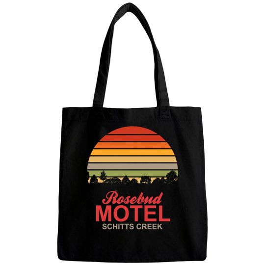 Discover Rosebud Motel Sunset Schitts Creek Bags