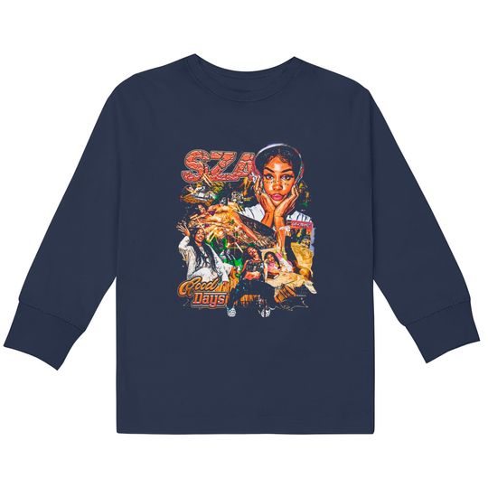 Discover SZA Shirt, SZA Printed Graphic Tee, Sza Good Days  Kids Long Sleeve T-Shirts, RAP Hip-hop  Kids Long Sleeve T-Shirts, Vintage shirt