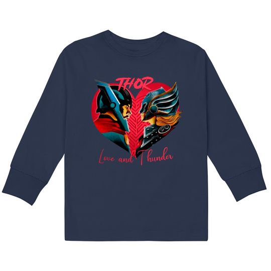 Discover Thor Love And Thunder  Kids Long Sleeve T-Shirts