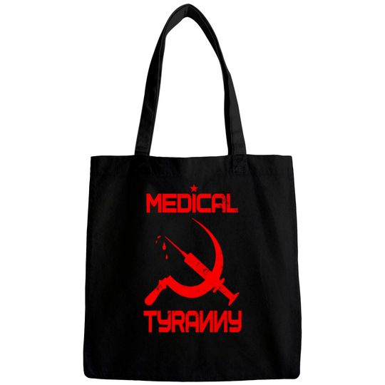 Discover Vaccine Mandate Anti Communist Medical Tyranny Bags