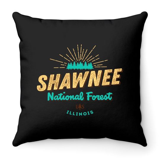 Discover Shawnee National Forest Illinois Throw Pillows