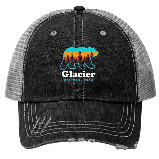Discover Glacier National Park Trucker Hats