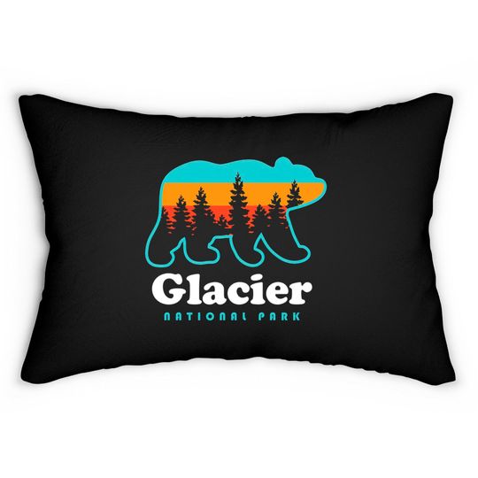 Discover Glacier National Park Lumbar Pillows
