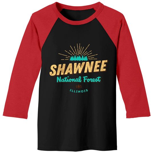 Discover Shawnee National Forest Illinois Baseball Tees
