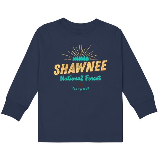 Discover Shawnee National Forest Illinois  Kids Long Sleeve T-Shirts