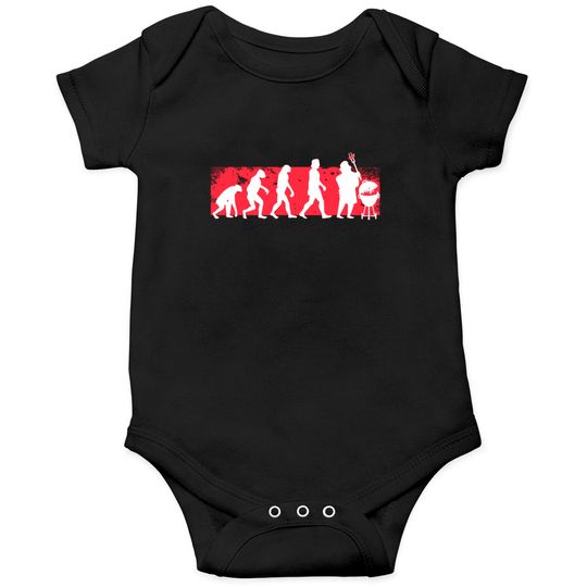 Discover Grill Evolution BBQ Grilling Meat Gift For Dad Onesies