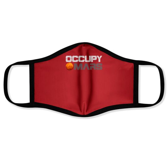 Discover Occupy Mars Face Mask Face Masks