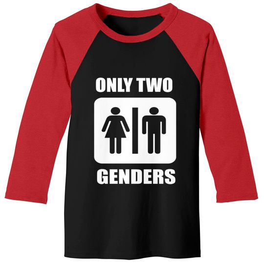 Discover Only Two Genders Baseball Tees