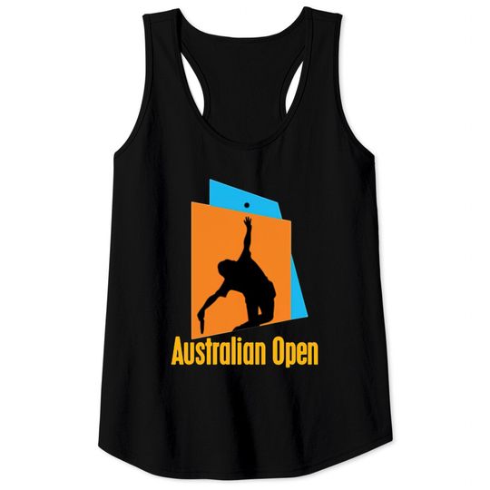 Discover Australian Open Logo Tank Tops