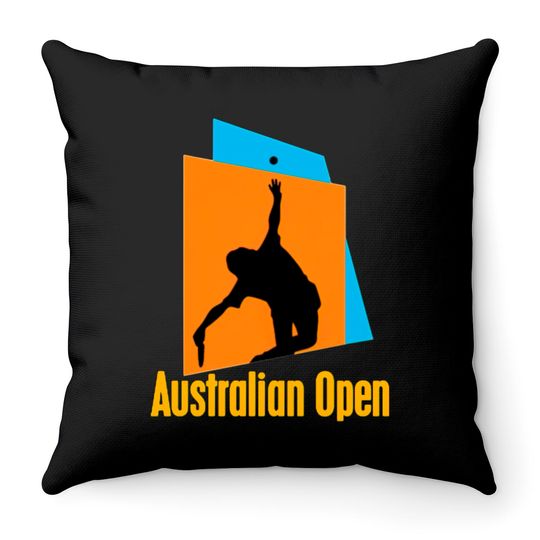 Discover Australian Open Logo Throw Pillows