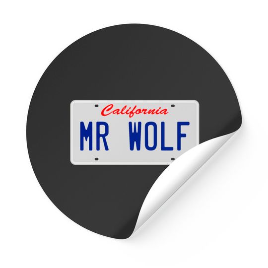Discover Mr. Wolf - Pulp Fiction Stickers