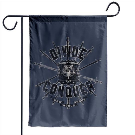 Discover Divide and Conquer Garden Flags