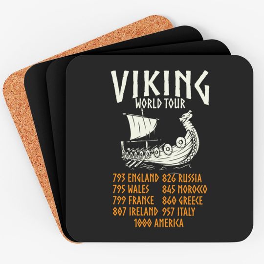 Discover Viking , Vikings Gift, Norse, Odin, Valhalla Coasters