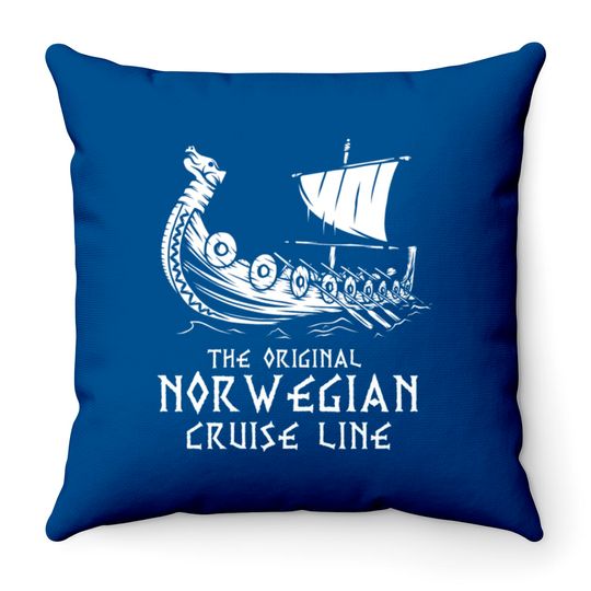 Discover Viking Gift, Vikings Quote, Valkyrie, Viking Ship Throw Pillows