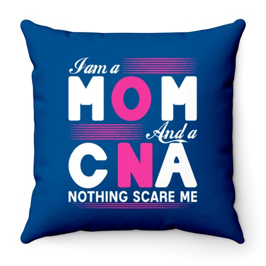 Discover CNA Mom Throw Pillows