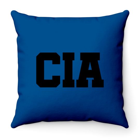 Discover CIA - USA - Central Intelligence Agency Throw Pillows
