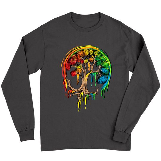 Discover Colorful Tree Life is really good Tree Art Long Sleeves