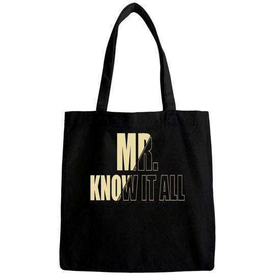 Discover Mr Know it all Bags