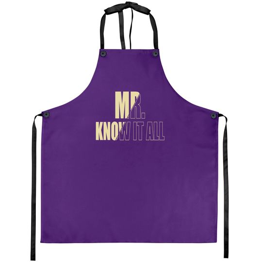 Discover Mr Know it all Aprons