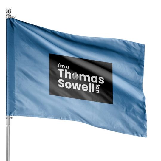 Discover Thomas Sowell Fan House Flags