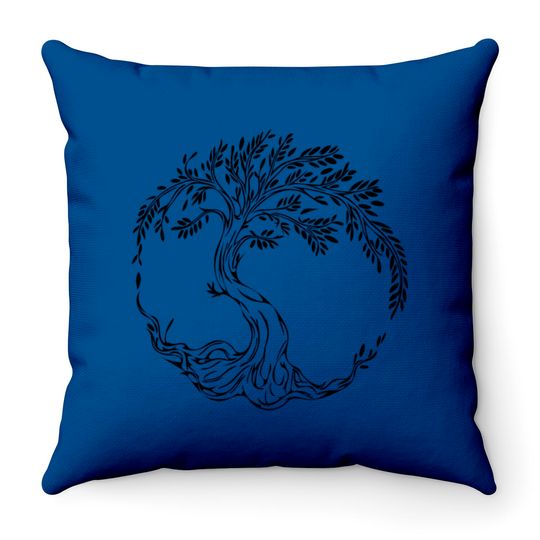 Discover Elegant tree of life Throw Pillows