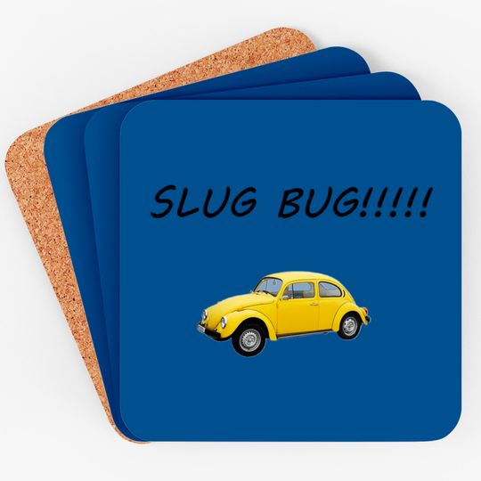 Discover Funny Slug Bug Nostalgic Vintage Car Graphic Coasters