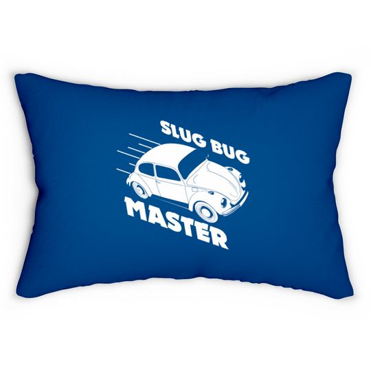 Discover Slug Bug Master Car Gift Lumbar Pillows