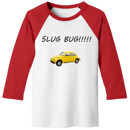 Discover Funny Slug Bug Nostalgic Vintage Car Graphic Baseball Tees