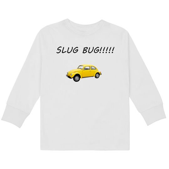 Discover Funny Slug Bug Nostalgic Vintage Car Graphic  Kids Long Sleeve T-Shirts