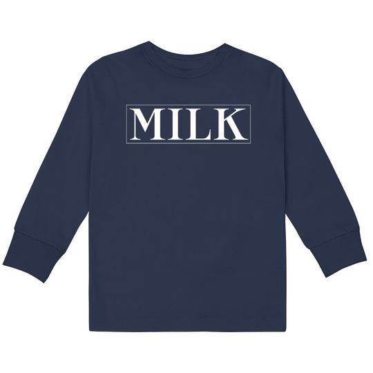 Discover Milk Lover  Kids Long Sleeve T-Shirts