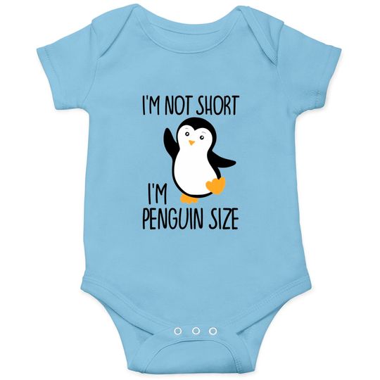 Discover Funny I'M Not Short I'M Penguin Size Cute Penguin