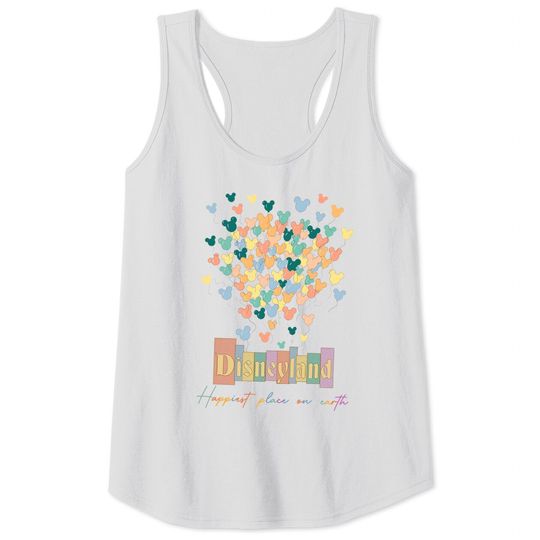 Discover Disneyland Happiest Place on Earth Tank Tops
