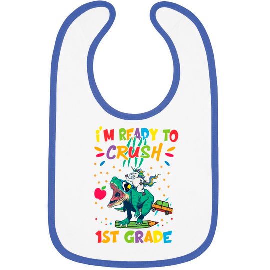 Discover I'm Ready To Crush First Grade Bibs