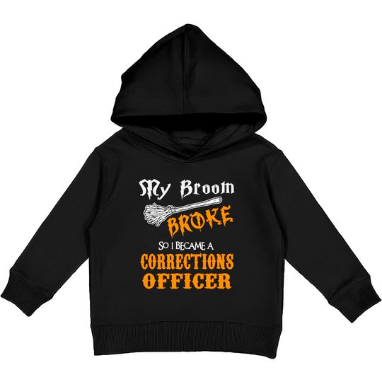 Discover Corrections Officer Kids Pullover Hoodies