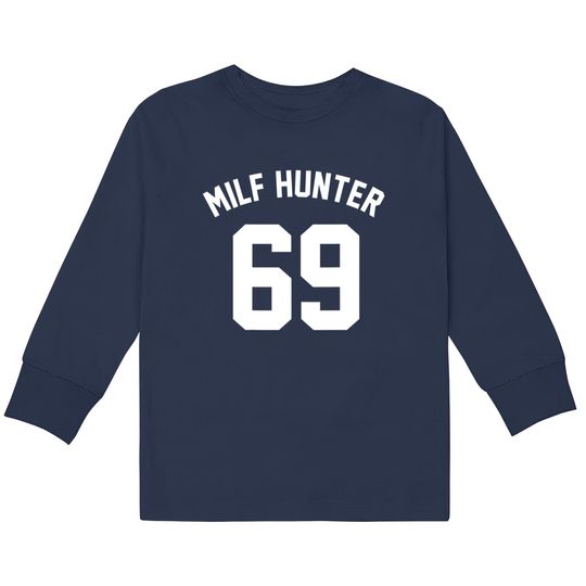 Discover MILF Hunter 69 Jersey  Kids Long Sleeve T-Shirts