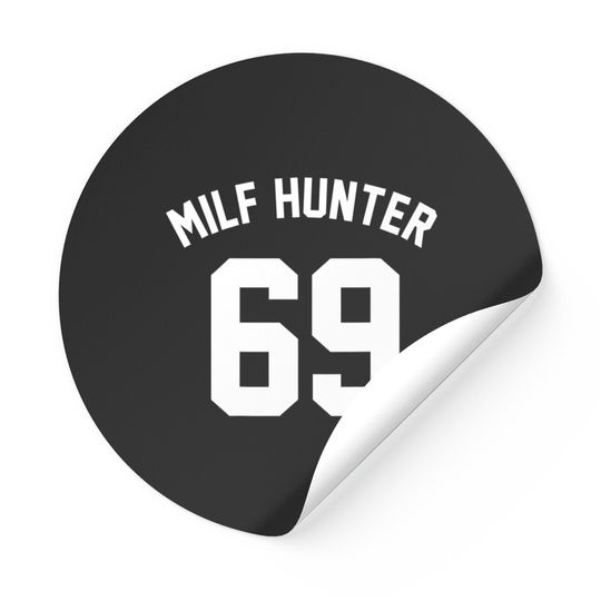 Discover MILF Hunter 69 Jersey Stickers